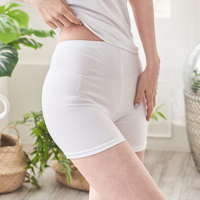 디에스도씨 여성용 통기성 면 3부 속바지 3p