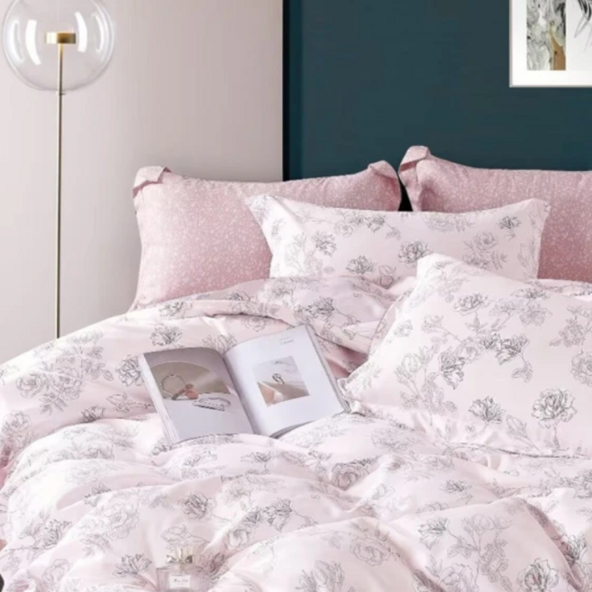 LoveCity 寢城之戀 吸濕排汗萊賽爾天絲床包枕套組