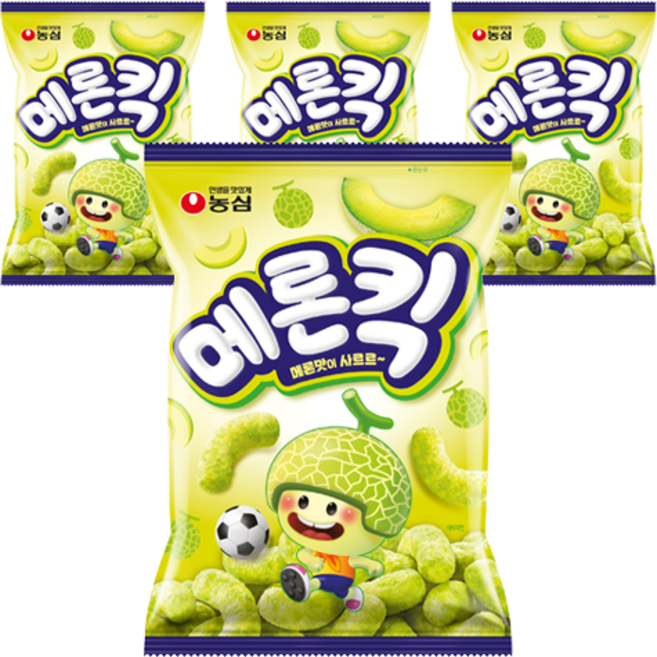 농심 메론킥, 60g, 4개