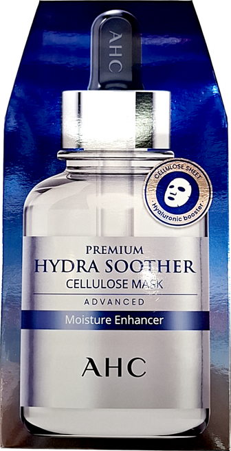 AHC 安瓶精華溫和親膚面膜 玻尿酸保濕 27ml, 5片, 1盒