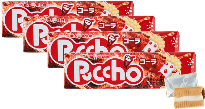 푸쵸 스틱캔디 콜라향, 50g, 4개