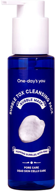 One-day's you Bubble Tox 毛孔掰掰潔面膜 100ml, 1瓶, 1瓶