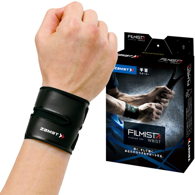 잠스트 FILMISTA WRIST 손목보호대, 1개, 블랙