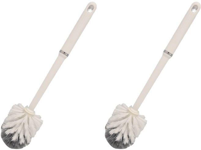 삼정크린마스터 원형 변기솔 2호, 혼합색상, 2개