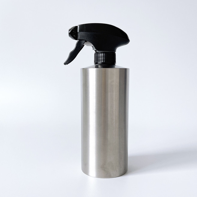 不鏽鋼噴霧器 550ML, 1個, 銀色 + 黑色