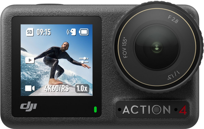 DJI Osmo Action 4 에센셜 콤보 액션캠, AC003, 블랙