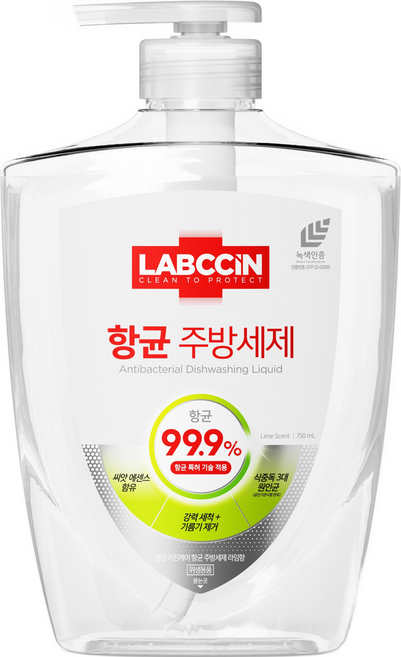 랩신 주방세제 라임향, 750ml, 1개