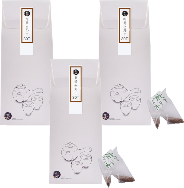 양원농장 해죽순차, 1.2g, 30개입, 3개