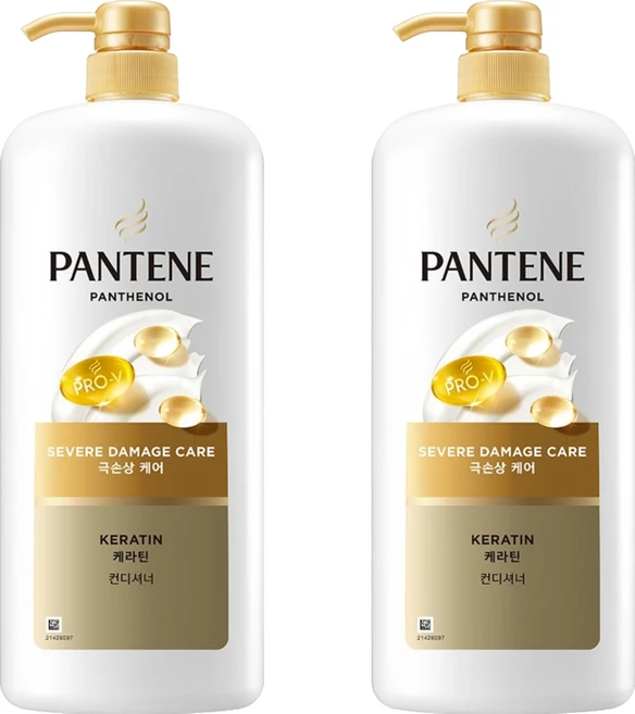 팬틴 극손상케어 컨디셔너 대용량, 1.2L, 2개 - 쿠팡