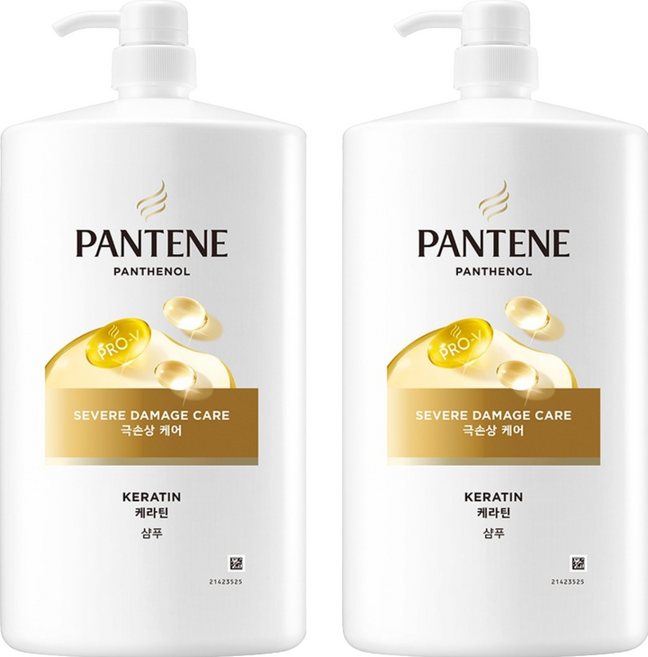 팬틴 극손상케어 샴푸 프루티 플로럴, 1.8L, 2개