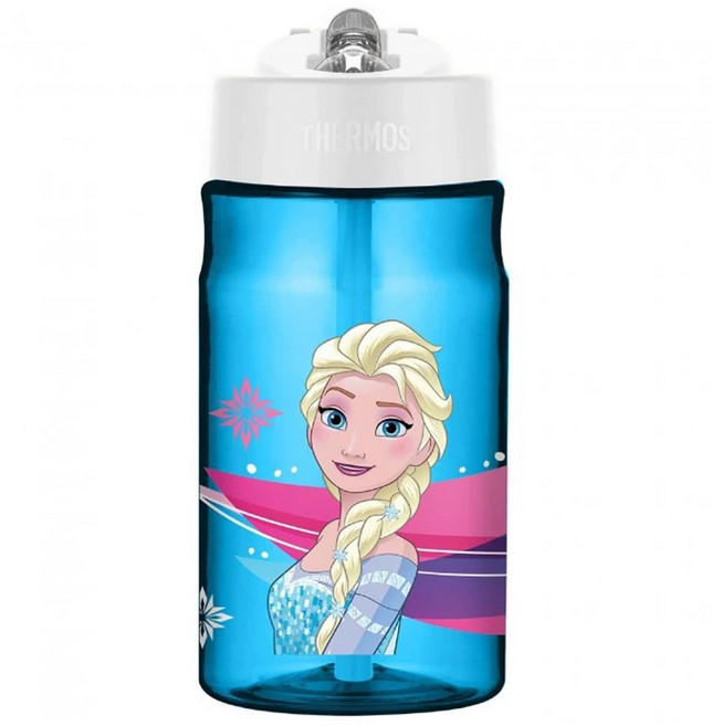 THERMOS 膳魔師 冷水壺 355ml Tritan材質 兒童外出便攜水壺, 冰雪奇緣, 1個