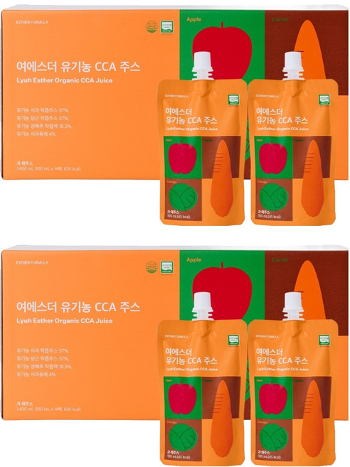 에스더포뮬러 여에스더 유기농 CCA 주스, 100ml, 28개