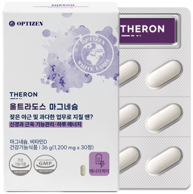 옵티젠 테론 울트라도스 마그네슘 36g, 1개, 30정