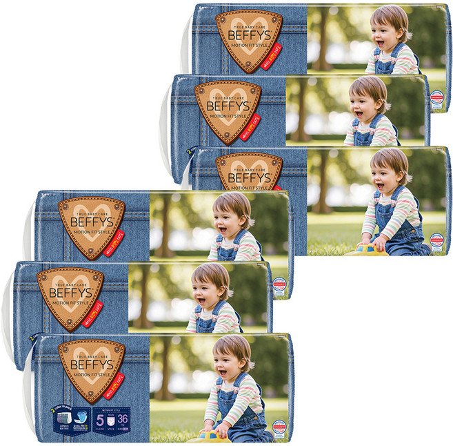 BEFFYS 貝碧思 Motion Fit褲型尿布, XL, 216片