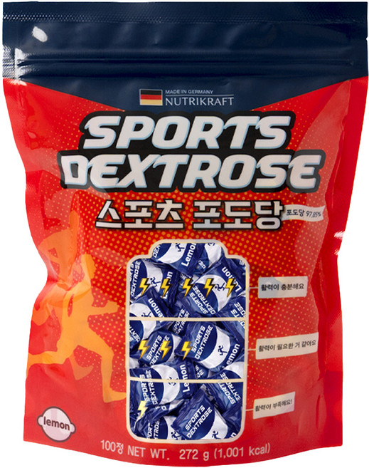 Nutrikraft 運動葡萄糖糖果, 100顆, 1個