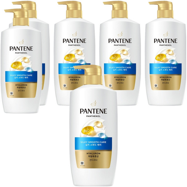 PANTENE 潘婷 玻尿酸絲滑柔順護髮素 果香花香, 6個, 750ml