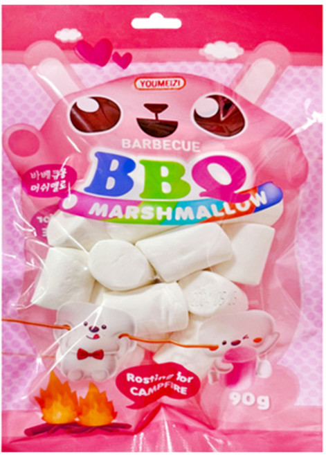 BBQ 바베큐용 머쉬멜로, 90g, 1개