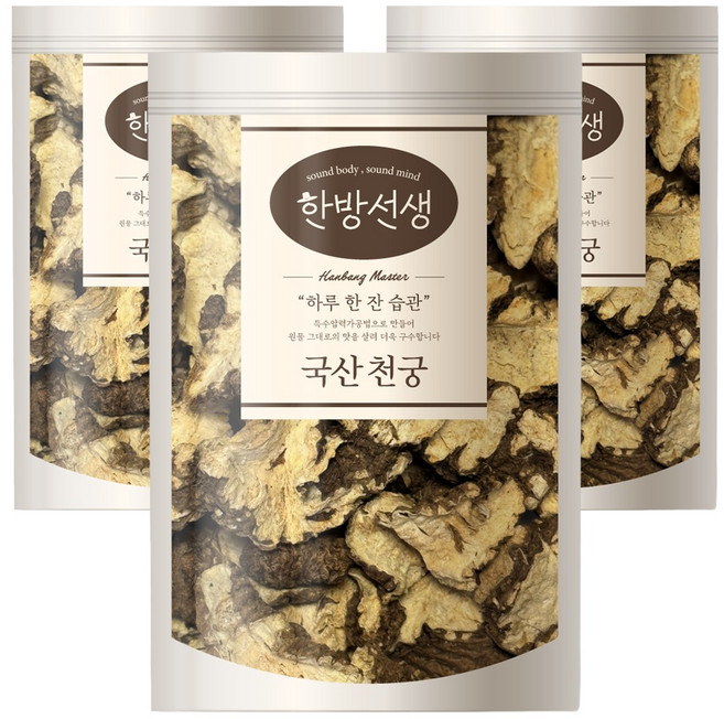 한방선생 국산 천궁, 200g, 3개