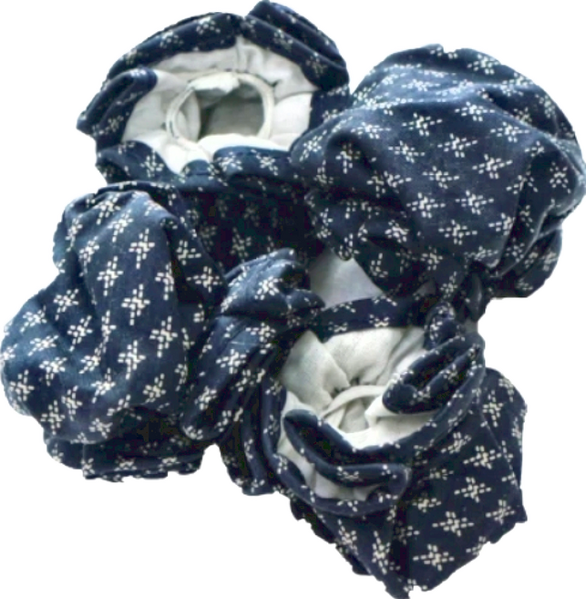 J&N 椅腳套 16個 底部防磨加強 有止滑點點 米白, 米曰, 1組