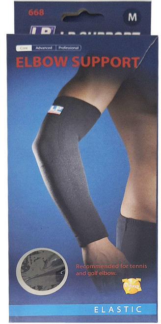 LP SUPPORT 高伸縮型全臂式護套 668-BK-M 黑色, 1個