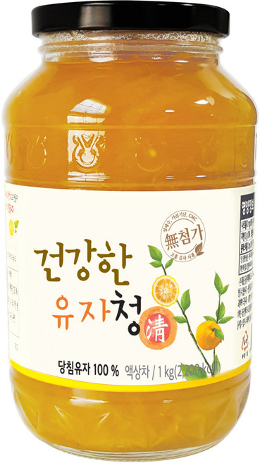다온웰 건강한 유자청, 1kg, 1개