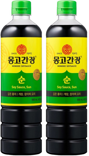 몽고간장 순간장, 900ml, 2개