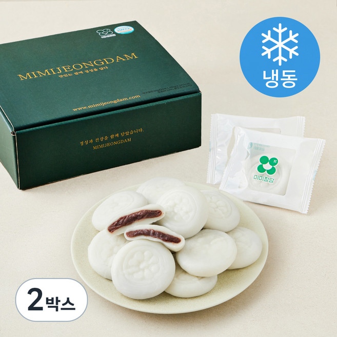 미미정담 앙꼬절편 오리지널 (냉동), 50g, 20개입, 2박스