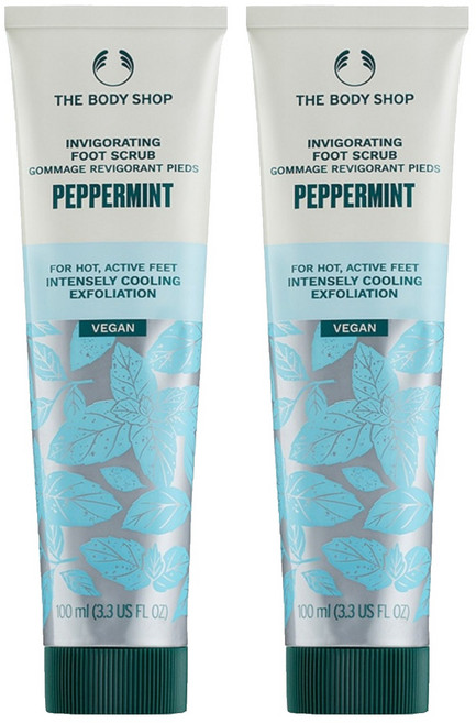 더바디샵 페퍼민트 인비거레이팅 풋 스크럽 100ml, 2개, 1개입