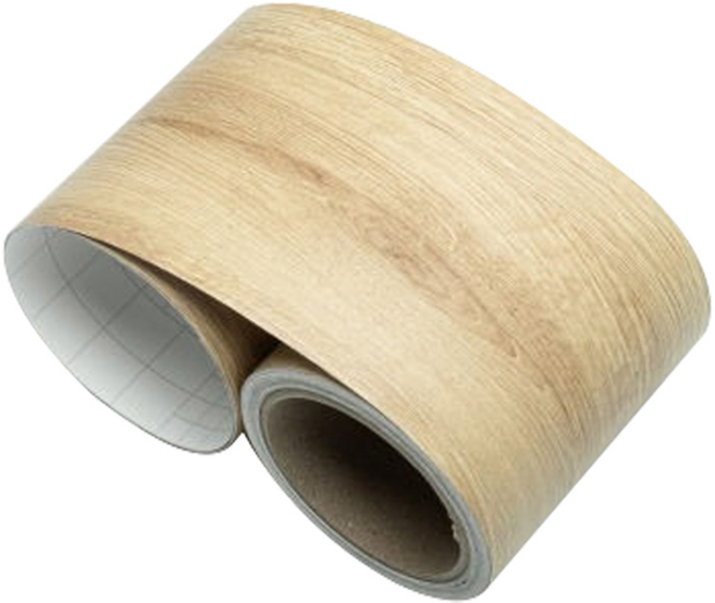 PVC踢腳板壁貼 厚0.3mm, 黃松木, 1個