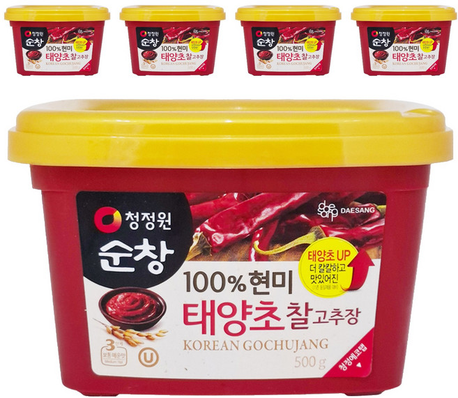 清淨園 Sunchang 韓式辣椒醬, 500g, 5盒