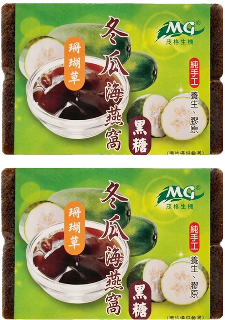 茂格生機 黑糖冬瓜珊瑚草 海燕窩, 280g, 2包