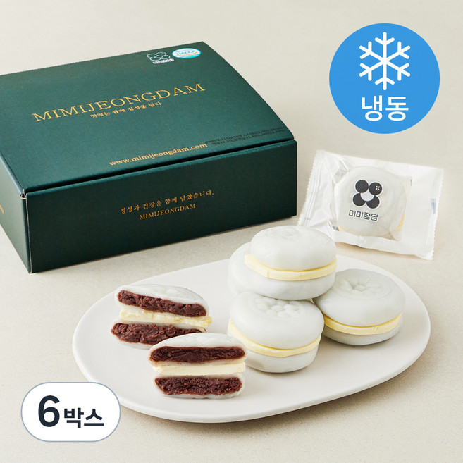 미미정담 앙버터떡 (냉동), 115g, 10개입, 6박스