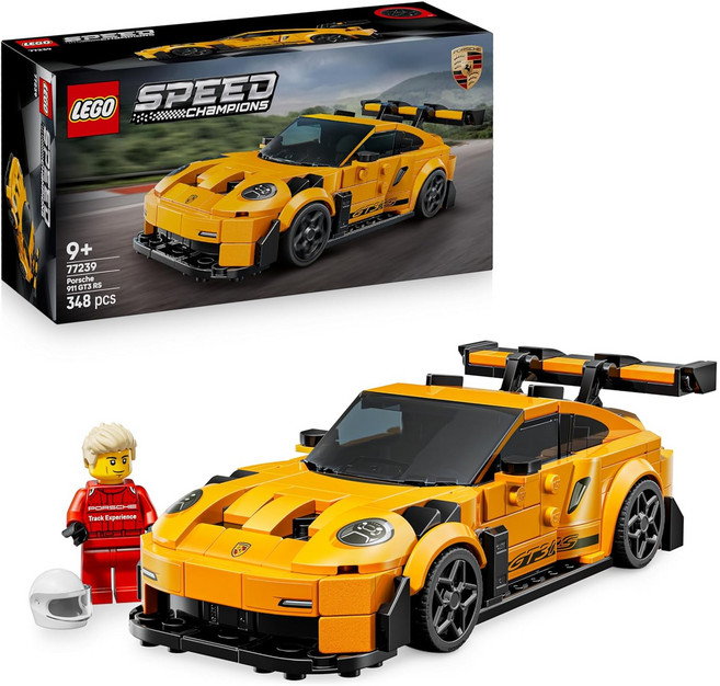 LEGO 77239 Porsche 911 GT3 RS 超級跑車 Porsche 911 GT3 RS Super Car, 1套, 多色
