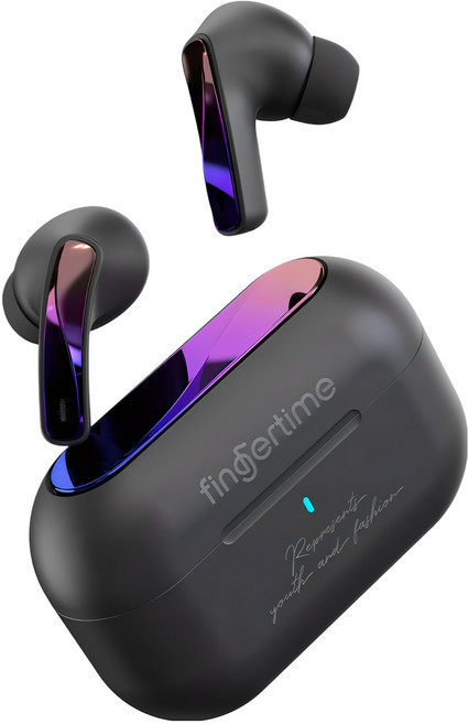Fingertime 真無線主動降噪藍牙耳機, FGT-T17BK, 黑色