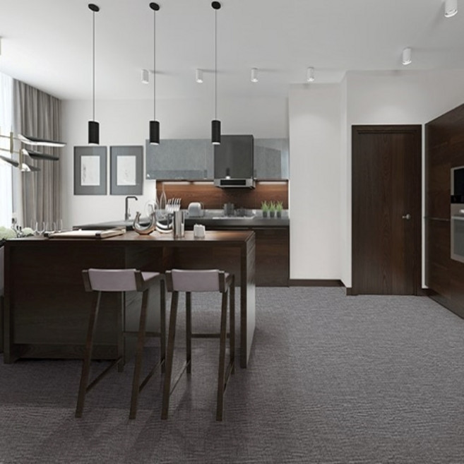 현대시트 수월바닥시트 HBS-77715, 실크로드다크그레이, 100 cm x 2 m