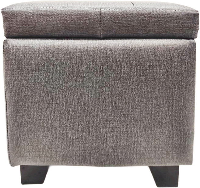 BuyJM 百嘉美 耐磨貓抓皮羅伯特實木腳掀蓋沙發椅 長39cm 5kg, 御鐵灰