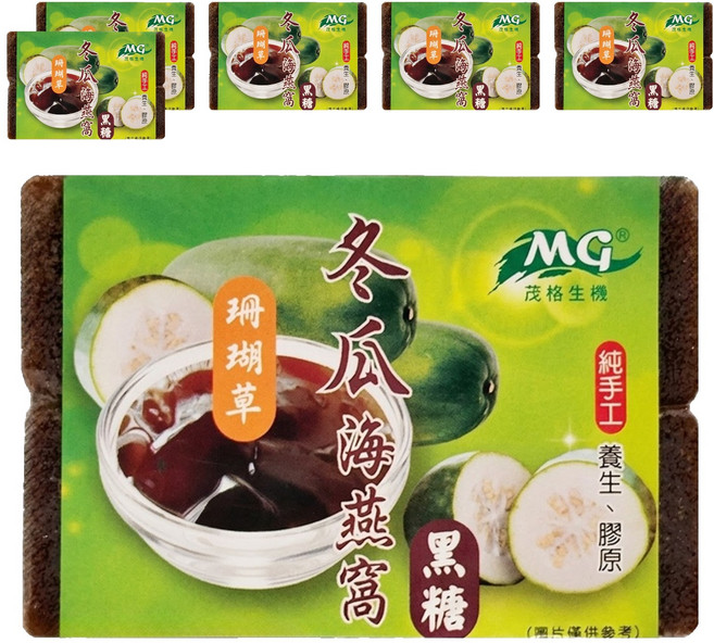 茂格生機 黑糖冬瓜珊瑚草 海燕窩, 280g, 6包
