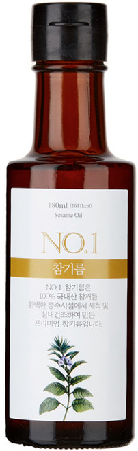 앤오일 고소한 저온압착 참기름, 180ml, 1개