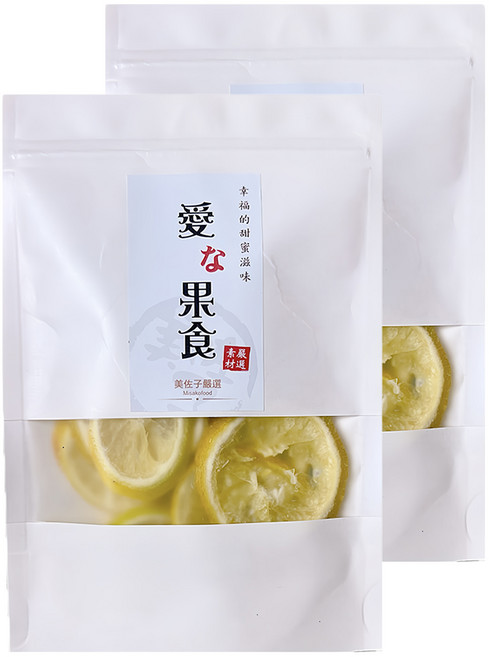MISAKO 美佐子 嚴選海味系列 香水檸檬乾, 2包, 80g