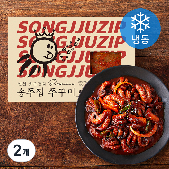 송쭈집 쭈꾸미 (냉동), 300g, 2개