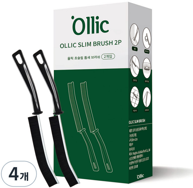올릭 초슬림 틈새브러쉬, 4개