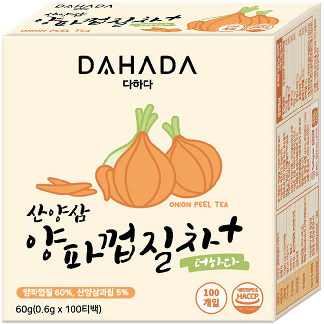 다하다 산양삼 양파껍질차 더하다, 600mg, 100개입, 1개