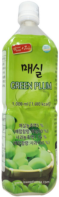 스위트코리아 매실 액상, 1L, 1개