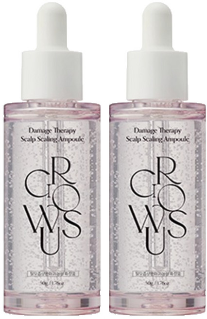 그로우어스 데미지 테라피 두피 스케일링 앰플, 2개, 50ml