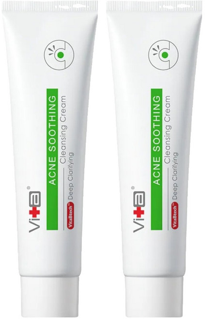 Swissvita 薇佳 速效抗痘調理潔面乳 VitaBtech升級版, 100g, 2條