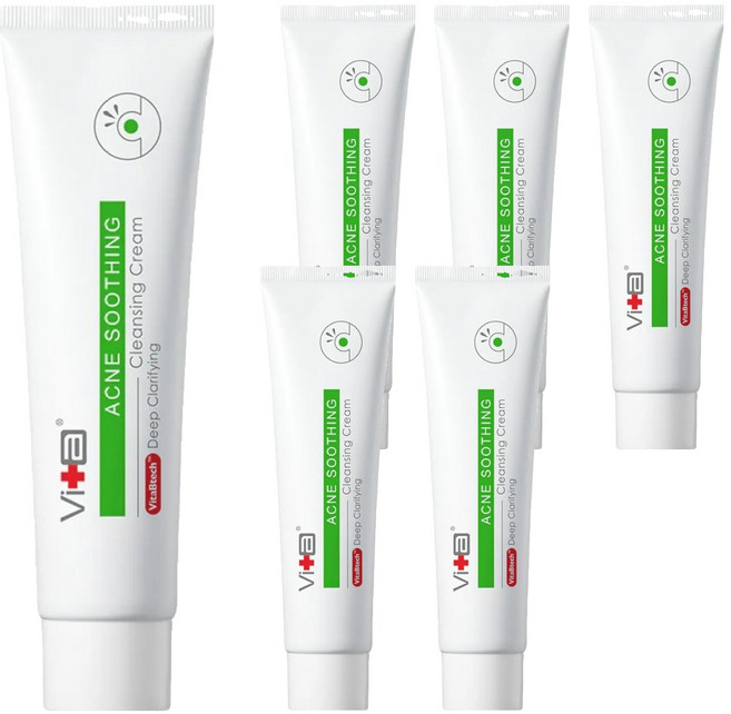 Swissvita 薇佳 速效抗痘調理潔面乳 VitaBtech升級版, 100g, 6條