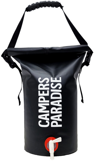 캠퍼스파라다이스 캠핑 걸이식 워터팩 10L, 블랙, 1개