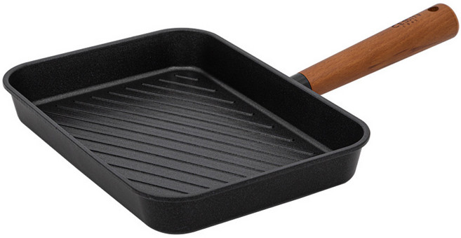 퀸센스 인덕션 아레나 블랙 사각팬, 29cm, 1개