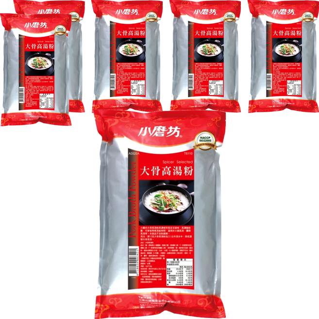 小磨坊 大骨高湯粉, 1kg, 6包