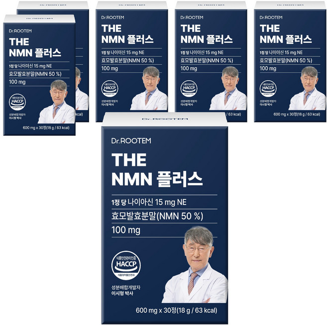 닥터루템 정품 THE NMN 플러스, 30정, 6개